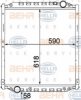 BEHR HELLA SERVICE 8MK 376 774-441 Radiator, engine cooling